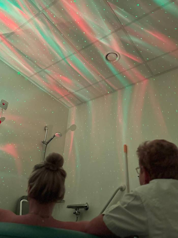 Sterrenhemel tijdens een bevalling