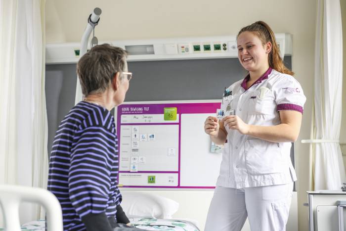 Foto met herstelbord