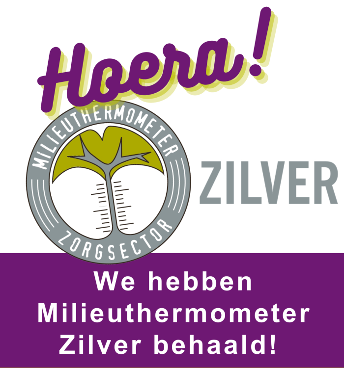 Hoera wij hebben Milieuthermometer Zilver behaald!