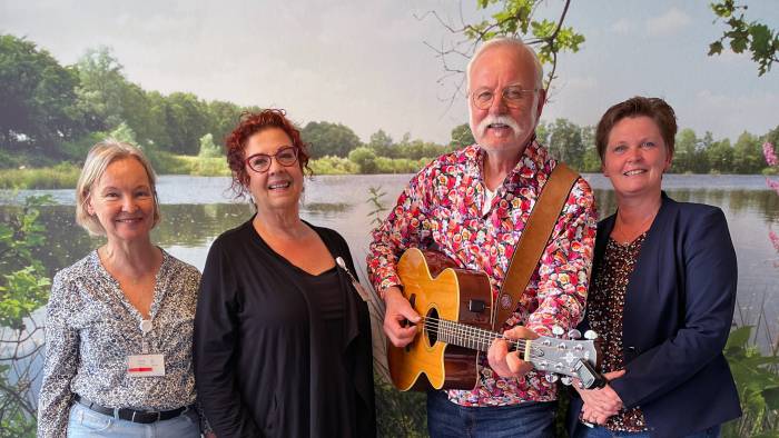 Hanna Geerdes, Anja Doppen, Hans de Vries en Saskia Velders