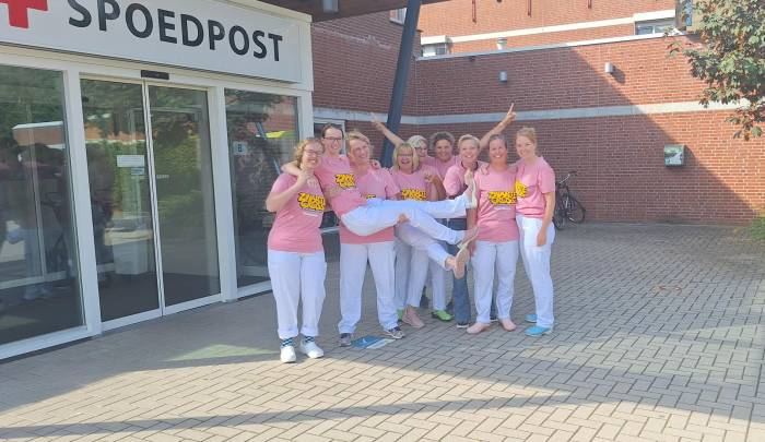 Collega's van de Spoedeisende hulp van het SKB