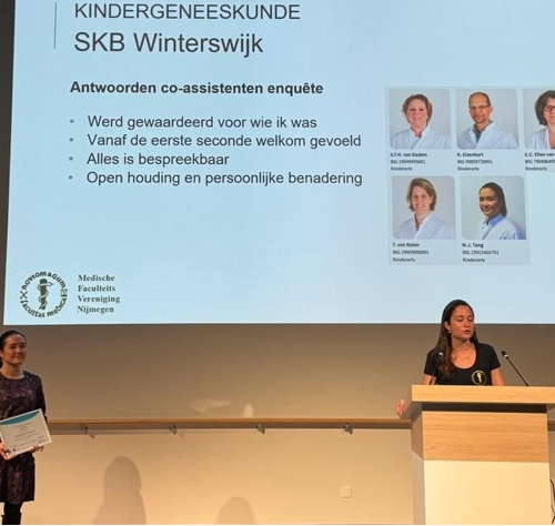 Kindergeneeskunde wint coschap van het jaar!