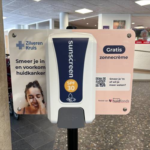 Gratis zonnebrandcrème bij het SKB
