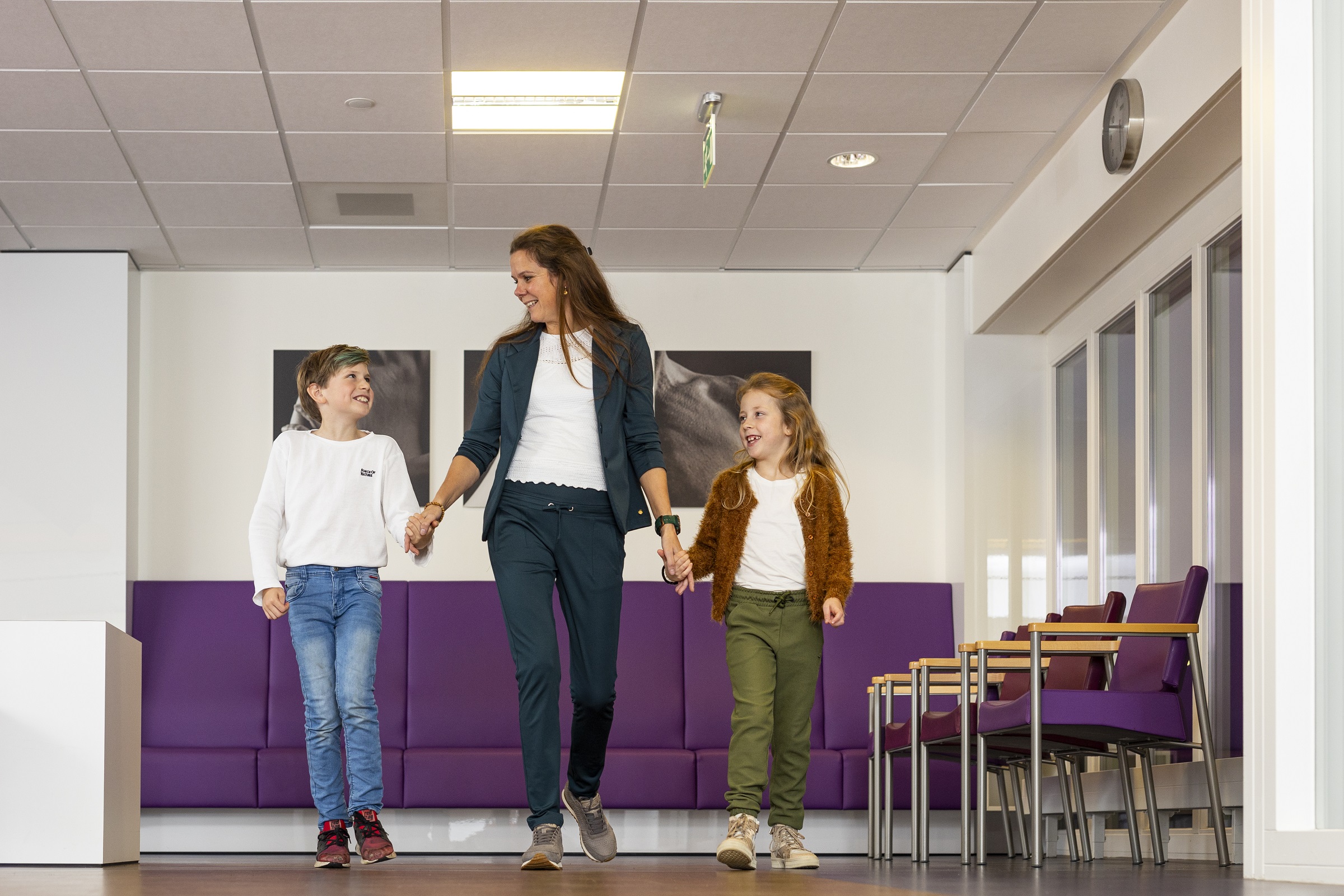 Moeder met kinderen